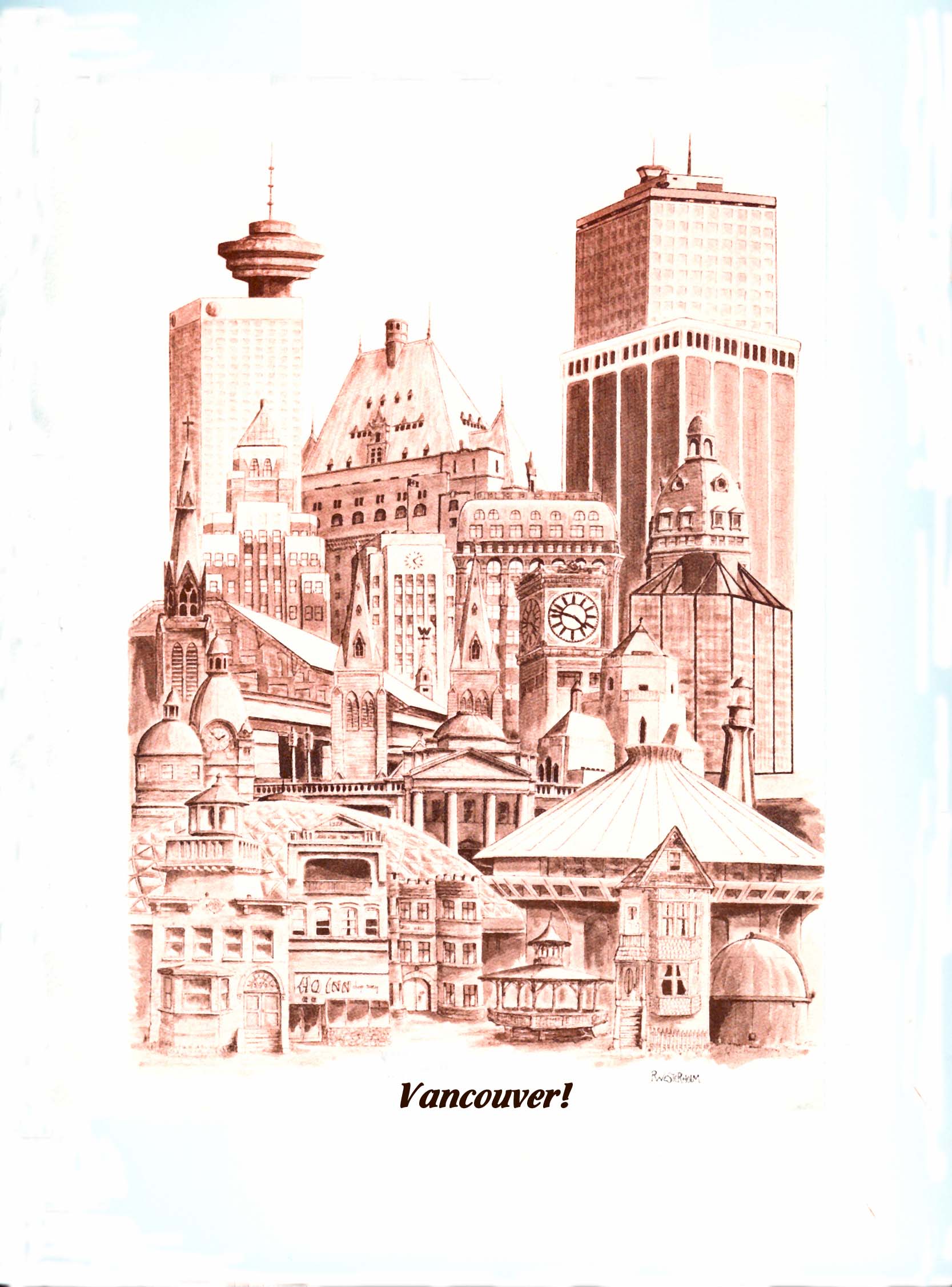 Vancouver art card design